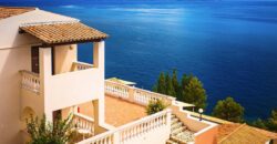 Luxury villa with beach view