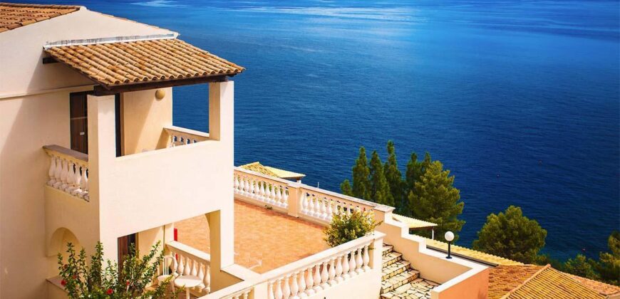 Luxury villa with beach view